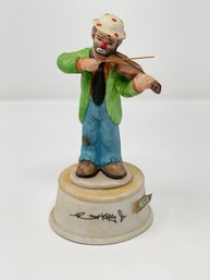 Flambro Emmett Kelly Musical Clown Figurine