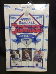 1993 Donruss Baseball 1st Edition Sealed Wax Box - M