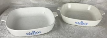 Two Corningware Casseroles