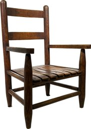 A Vintage Oak Child's Chair