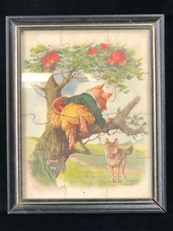 Pig In A Tree Framed Puzzle