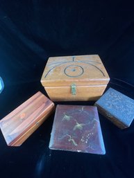 Lane Cedar Box Lot Set Of 4