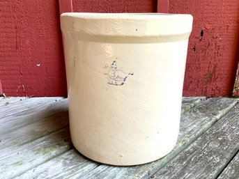 Vintage Robinson Ransbottom Blue Crown 3 Gallon Crock