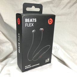 Box Still Sealed - Brand New BEATS FLEX By DR DRE - 12 Hour ALL DAY WIRELESS Ear Phones - NEW NEW NEW !