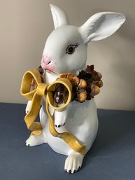 Saks Fifth Avenue Wreath Rabbit Made In Italy