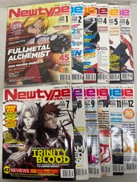 Newtype Magazines 2006 #1-12 Including 12 Newtype DVDs