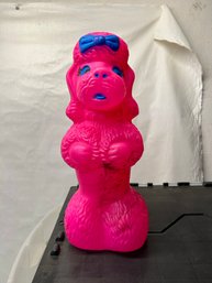 1964 Hot Pink Poodle Blow Mold