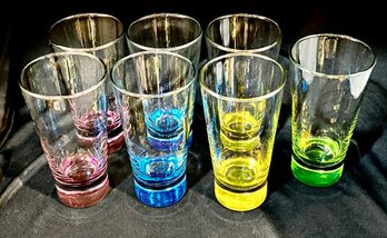 Fun Rainbow Beverage Glasses