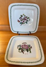 Beautiful Pair Of Portmeirion Botanical Garden Platters