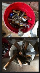 2 Buckets Of Hand Tools