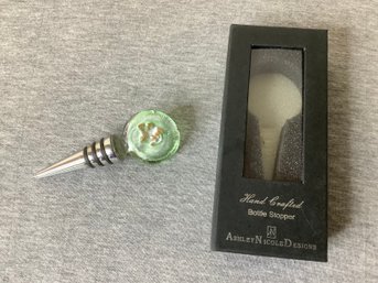 ASHLEY NICOLE DESIGNS HAND CRAFTED BOTTLE STOPPER
