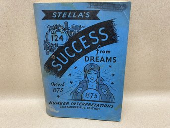 Stella's Success From Dreams. Number Interpretations. Vintage 128 Page Soft Cover Book.