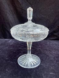 Cut Crystal Covered Candy Dish