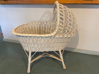 Antique Wicker Crib.