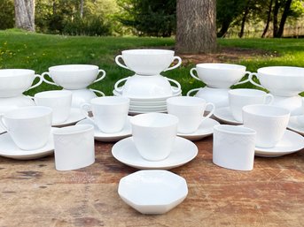 A Modern Royal Copenhagen Porcelain Tea And Coffee Service