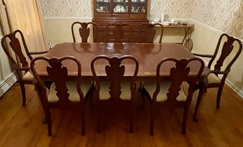 Eight Vintage Dining Room Chairs (table Listed Separately)