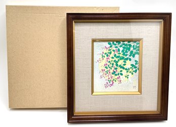 New In Box Japanese Floral Print From Narukawa Art Museum, Hakone