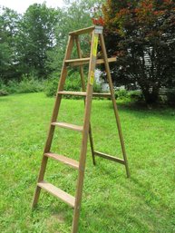 6 Foot Wooden Ladder