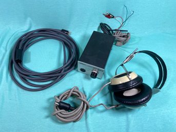 Stax Adaptor SRD-6 And Electrostatic Ear Speaker New SR-3