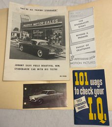 1953 Studebaker Publications