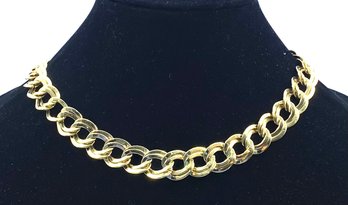Classic Goldtone Link Necklace