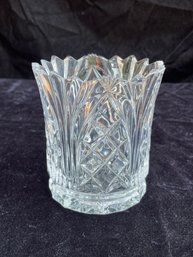 Clear Crystal Vase Open Candy Jar