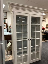 Ethan Allen Glass Door Display Cabinet