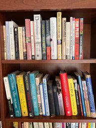 Over 30 Books: Mostly Popular Fiction & Bibles