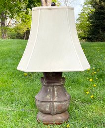 A Vintage Bronze Accent Lamp