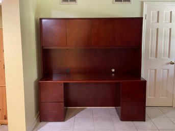OSP Furniture Office Desk With Hutch