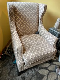 Upholstered Wing Back Chair