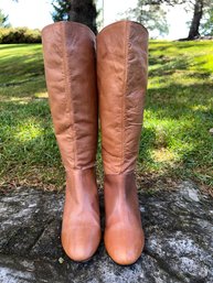 Steve Madden Camel Colored Leather Boots Size 7.5 Size