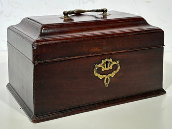 An English Mahogany Tea Caddy - George II