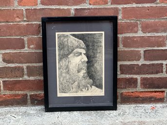 Pencil Signed & Numbered Etching Print, Willie The Pimp