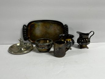 Mixed Lot Of Silver Plate