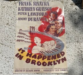 A Vintage 'It Happened In Brooklyn' Lobby Poster