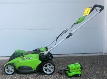 GMAX Battery Operated 16' Two-In One Lawn Mower