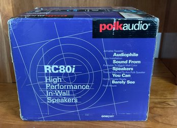NEW! POLK RC80i In-Wall Speakers Lot #1