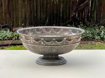 Antique Vintage Silver Plated Bowl Ornate