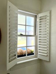 A Pair Of Bifold Window Shutters - Front Hall Bath