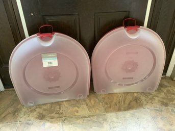 Storage Solutions Wreath Box Lot Of 2
