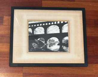 Original John Sullivan Charcoal Bridge Artwork