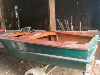 Sail Boat? Has Been Stored In A Barn For Years Trailer Comes With It