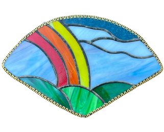 Vintage Rainbow Stained Glass