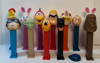 Lot Of 12 Pez Dispensers