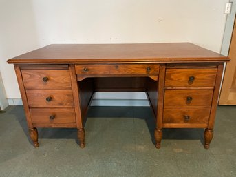 Vintage Executives Knee Hole Desk.