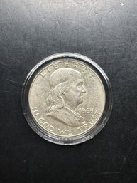 1963-D Silver Benjamin Franklin Half Dollar