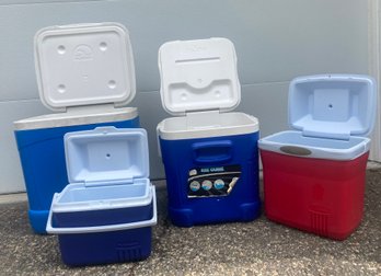 Four Coolers - Three Igloo And Another