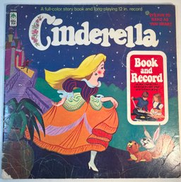1971 Cinderella Book And Record