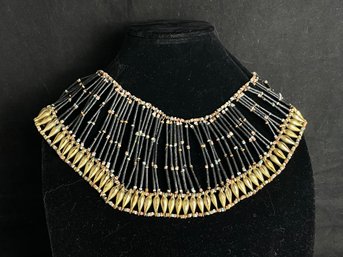 Ancient Egyptian Style Beaded Necklace